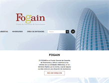 Tablet Screenshot of fogain.com